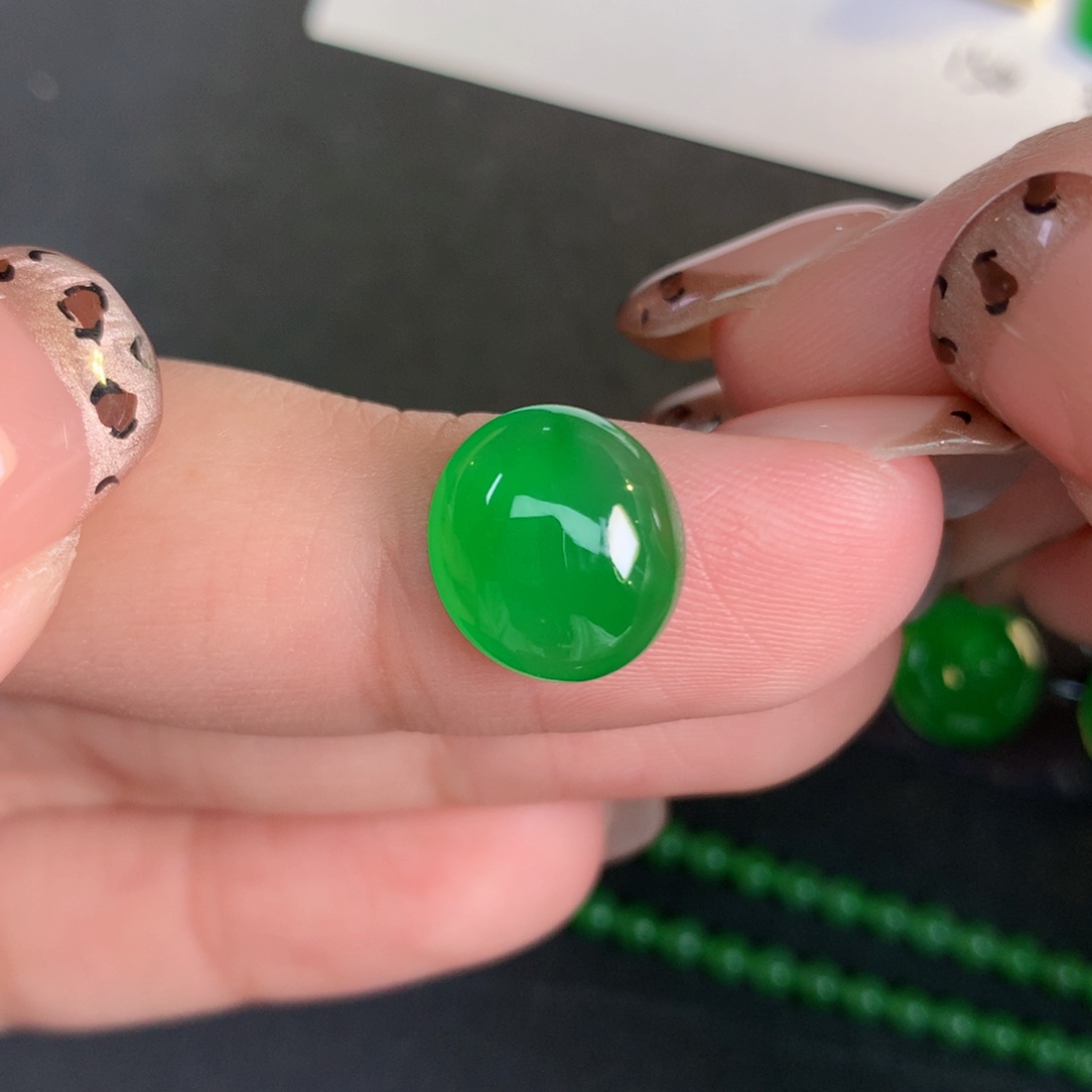 翡翠裸石翡翠11.26-10.28-3.83