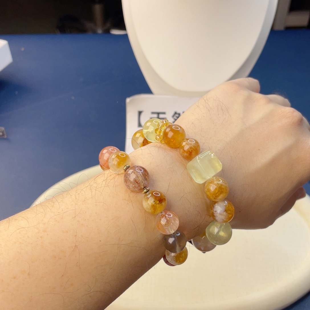 水晶银S925镶嵌手链