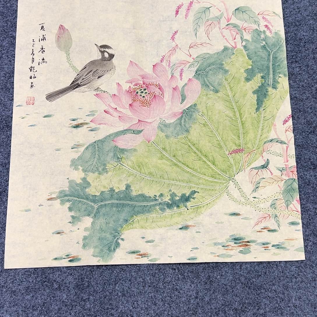 国画国画作品纯手绘作品
