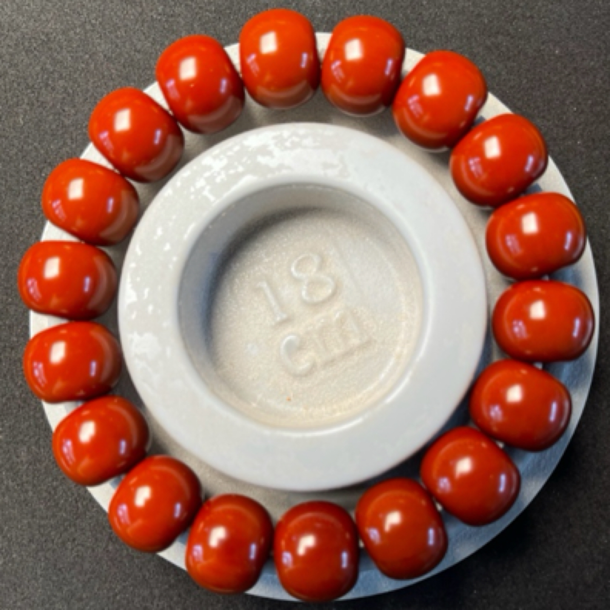 精品包浆玉化款猴头老型手串尺寸15mm