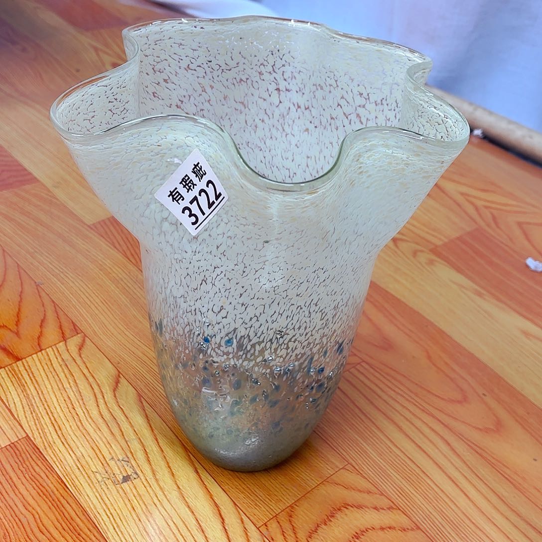 3722 安妮家居琉璃花瓶摆件瑕