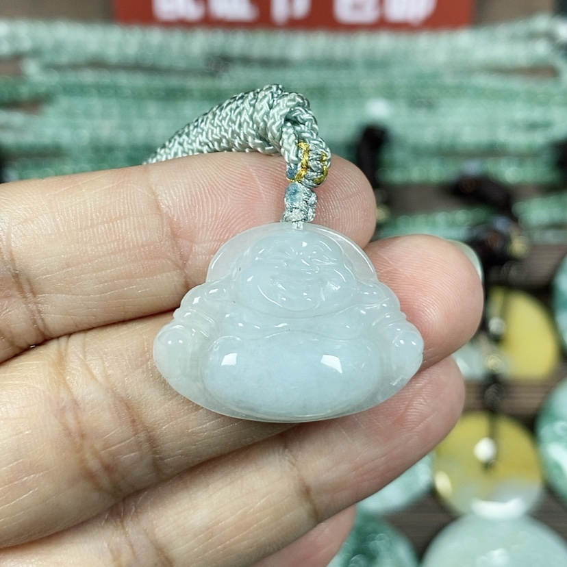 【闪购商品】翡翠颈饰未镶嵌玉吊坠翡翠玉大肚笑佛