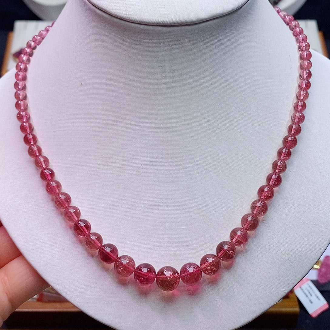 碧玺颈饰未镶嵌碧玺项链