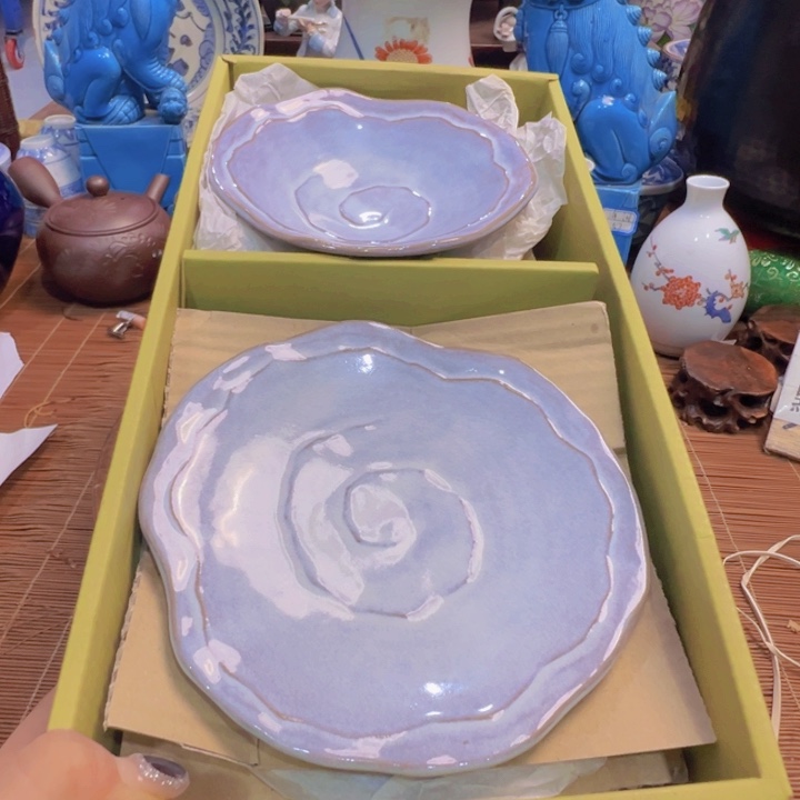 十个，蜜胺瓷聚雅阁瓷器
