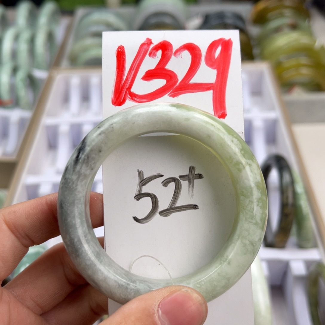 岫玉手镯未镶嵌天然岫玉微瑕