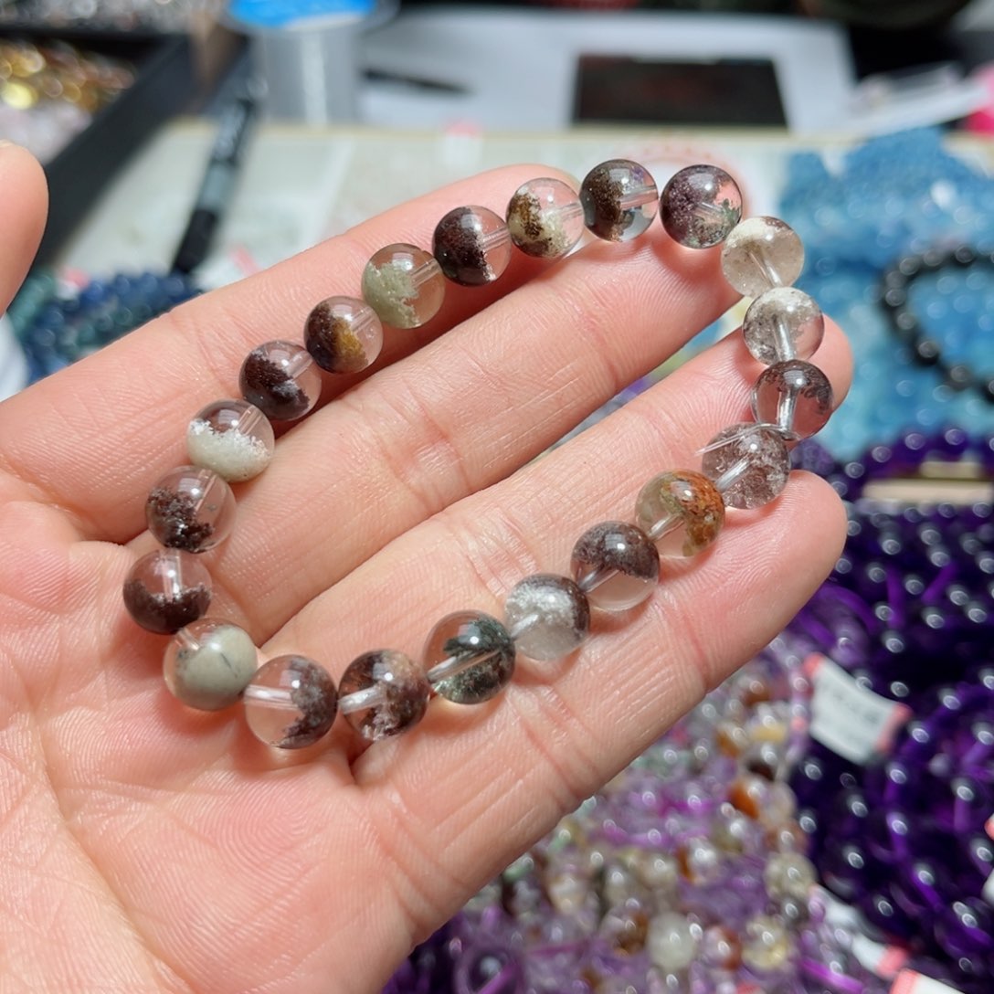 水晶手链未镶嵌穗**业四季幽灵9.2mm