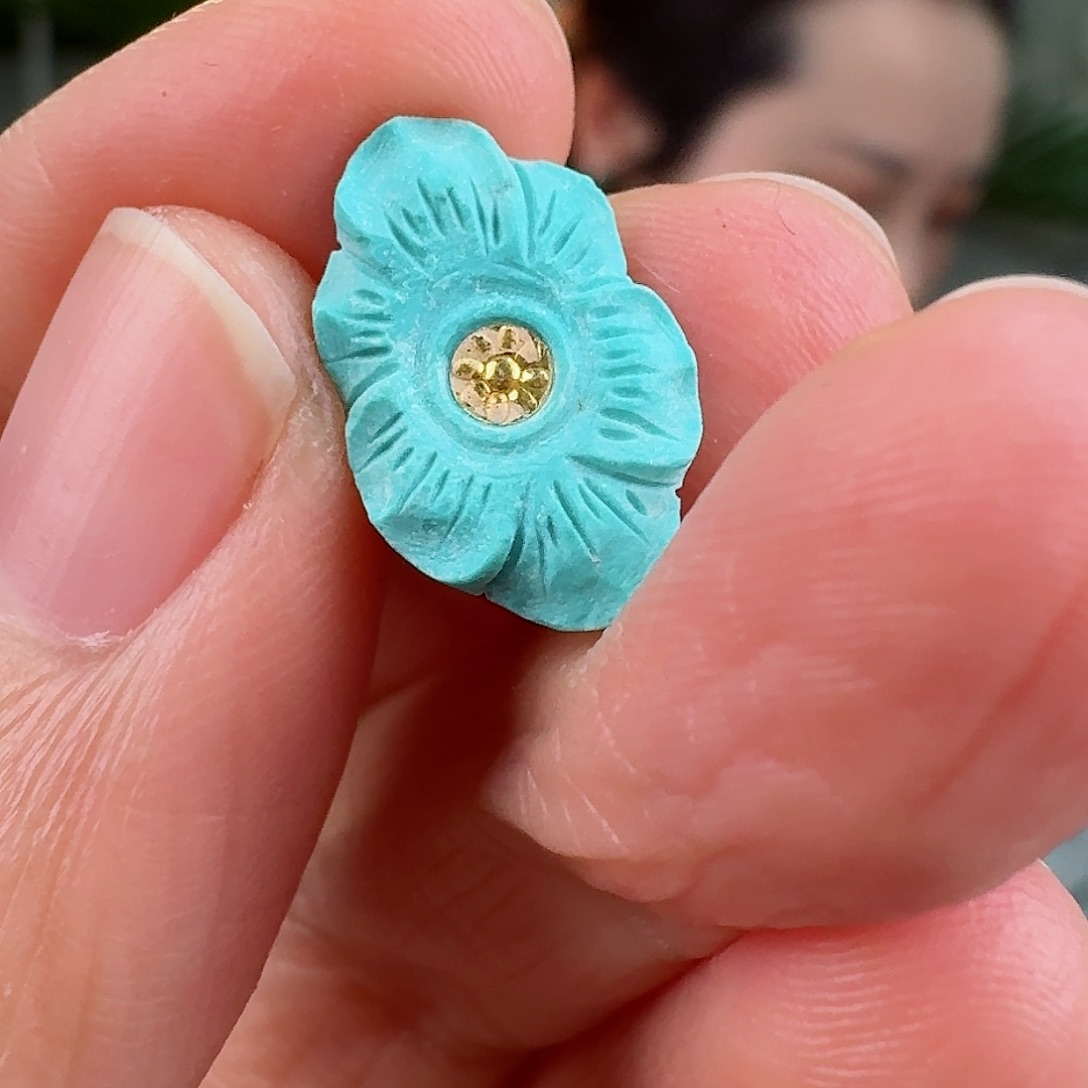 绿松石珠宝奇石未镶嵌