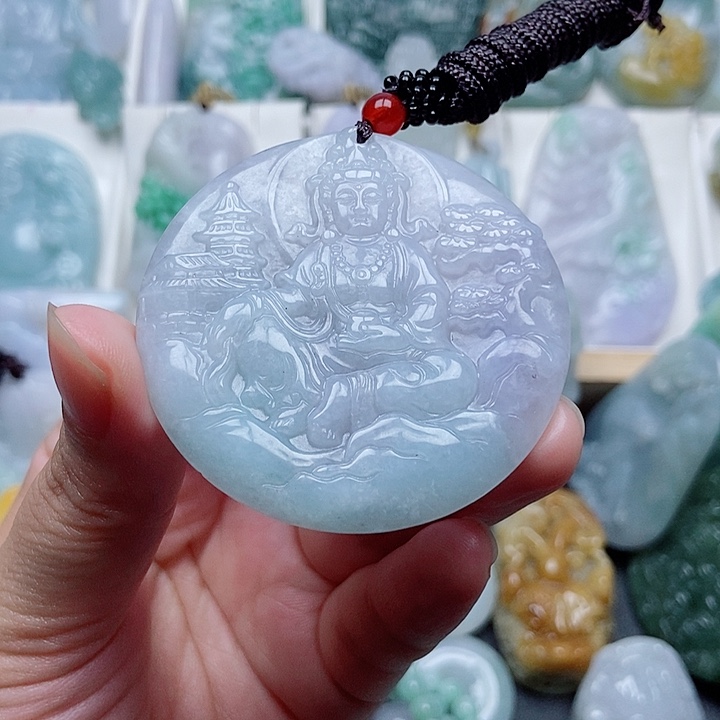 翡翠未镶嵌吊坠(不含链)翡翠