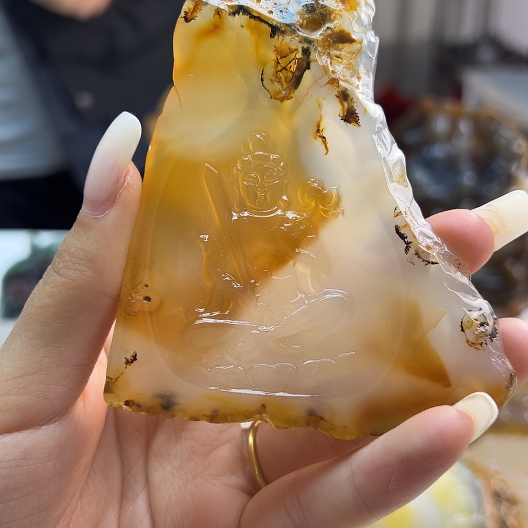 玛瑙/玉髓未镶嵌吊坠(不含链)