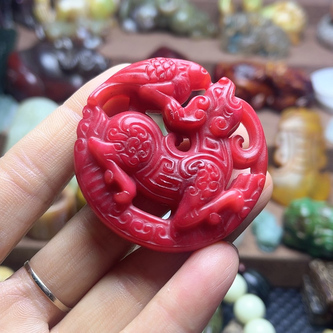 白玉菩提吊坠94。。