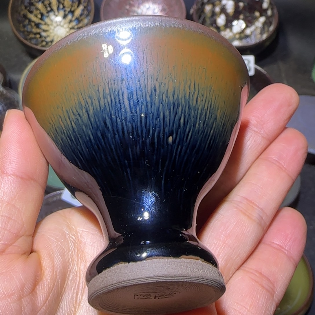 茶盏福建盏茶器高脚