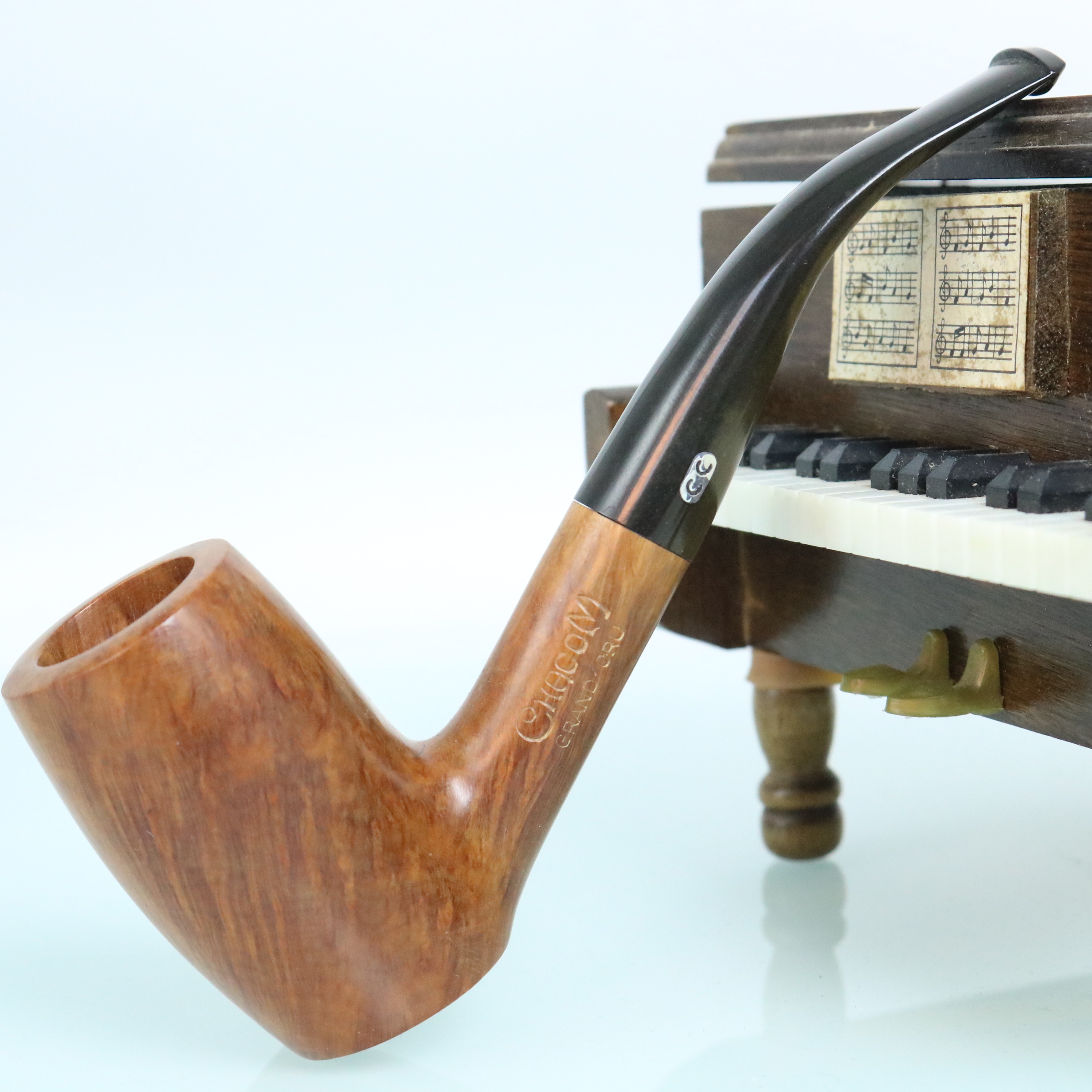 法国CC经典原木色桌斗手工石楠木收藏老烟斗