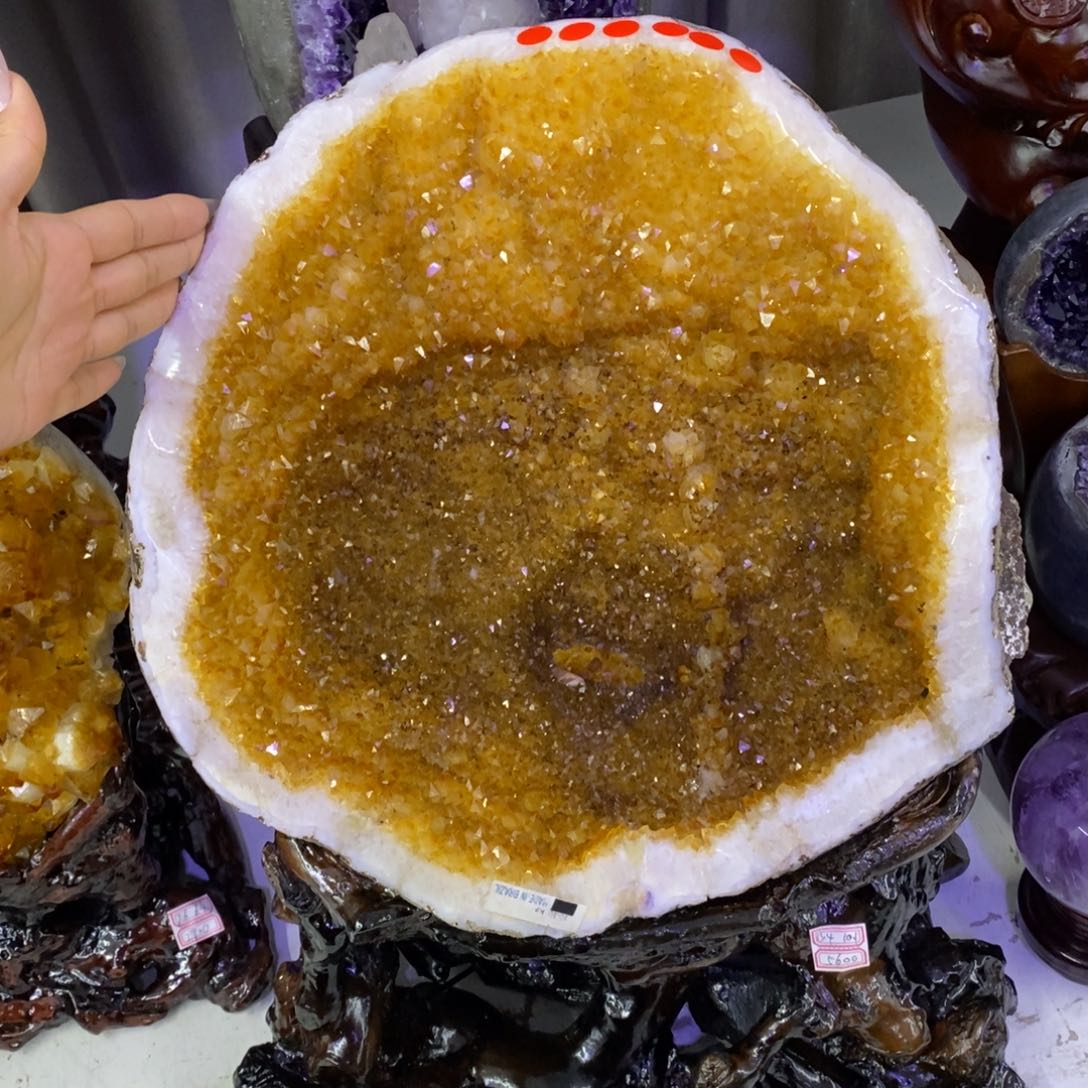 水晶摆件婷未镶嵌