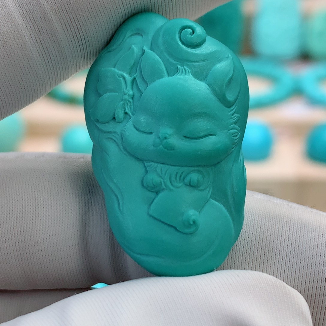 绿松石挂件未镶嵌