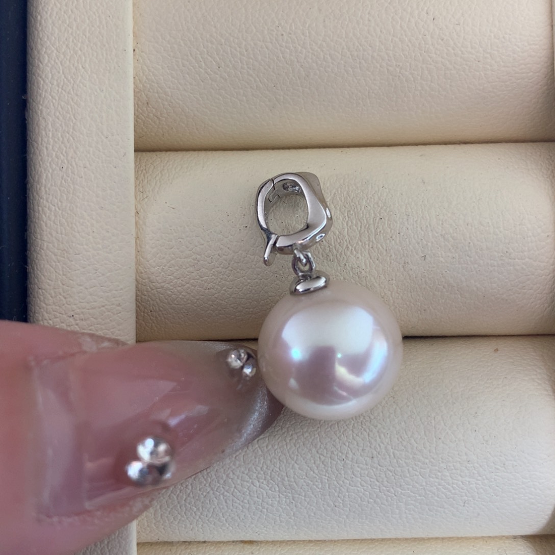 淡水珍珠颈饰银S925镶嵌