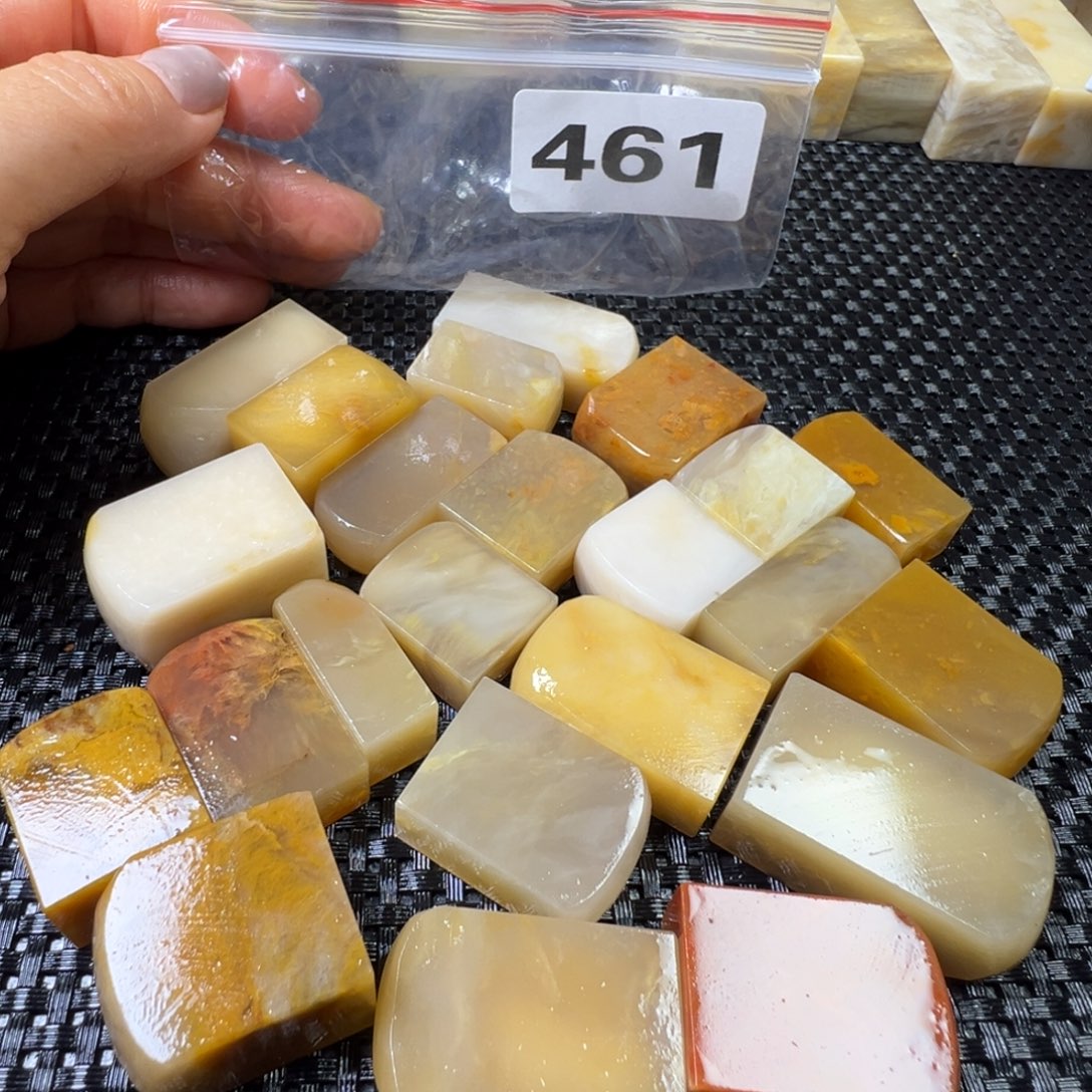 老挝石巴林石扁方—23方