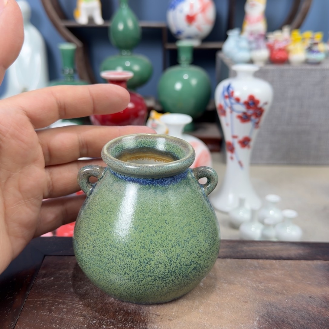 陶瓷手工小花器摆件