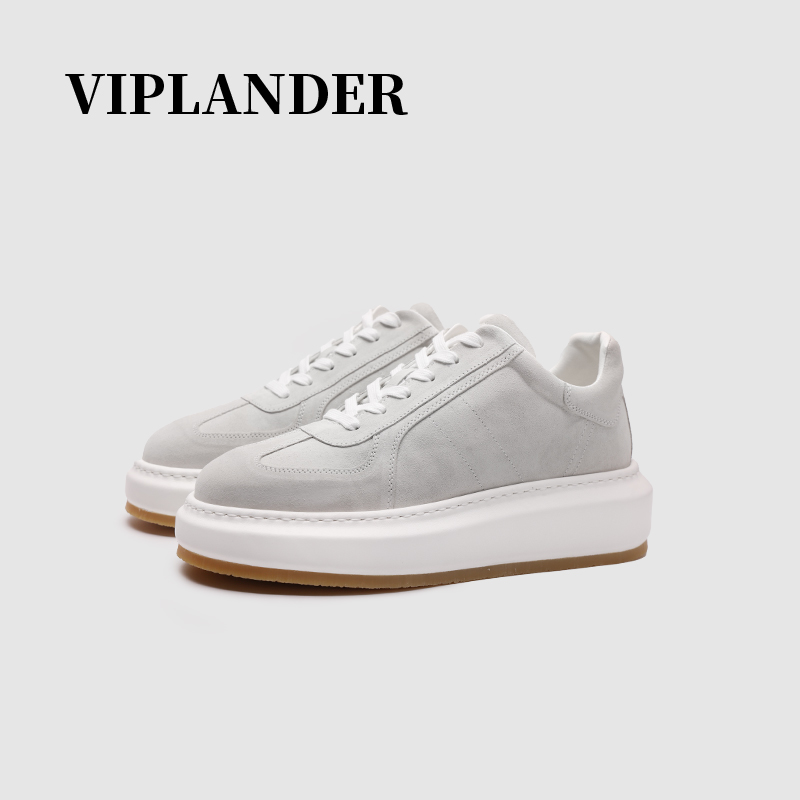 【2025年春季新款】VIPlander简约潮鞋22V10-2增高板鞋情侣款
