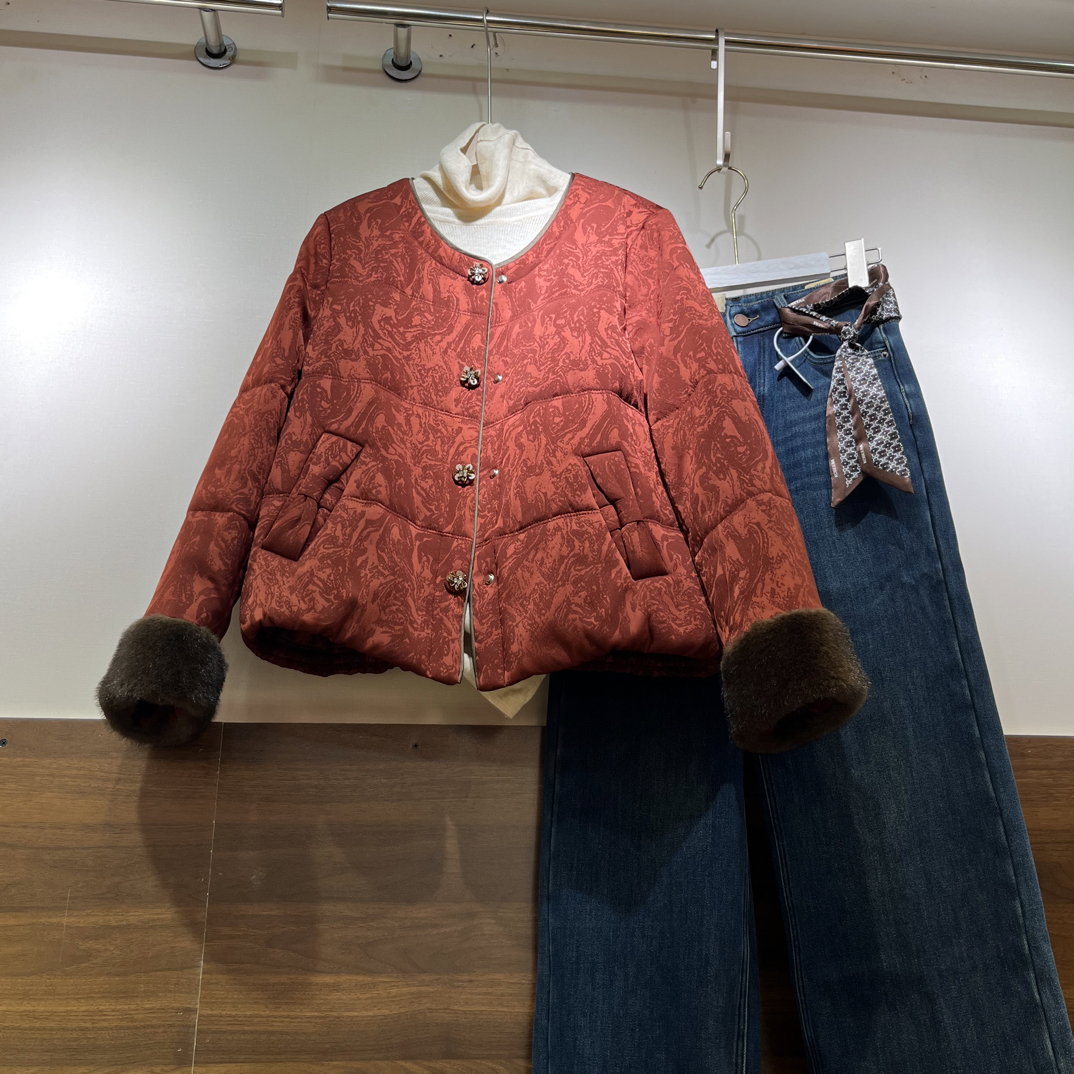 中式国风，内胆绵羊毛，羊毛服袄子