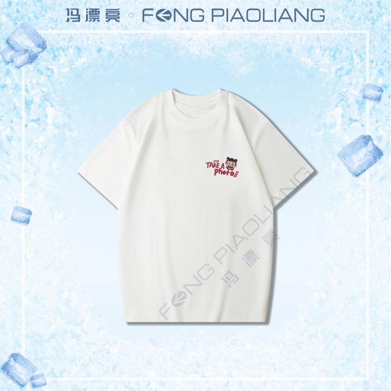 白【有趣DE哪吒】58109夏季潮流潮牌涂鸦流行百搭情侣款短袖