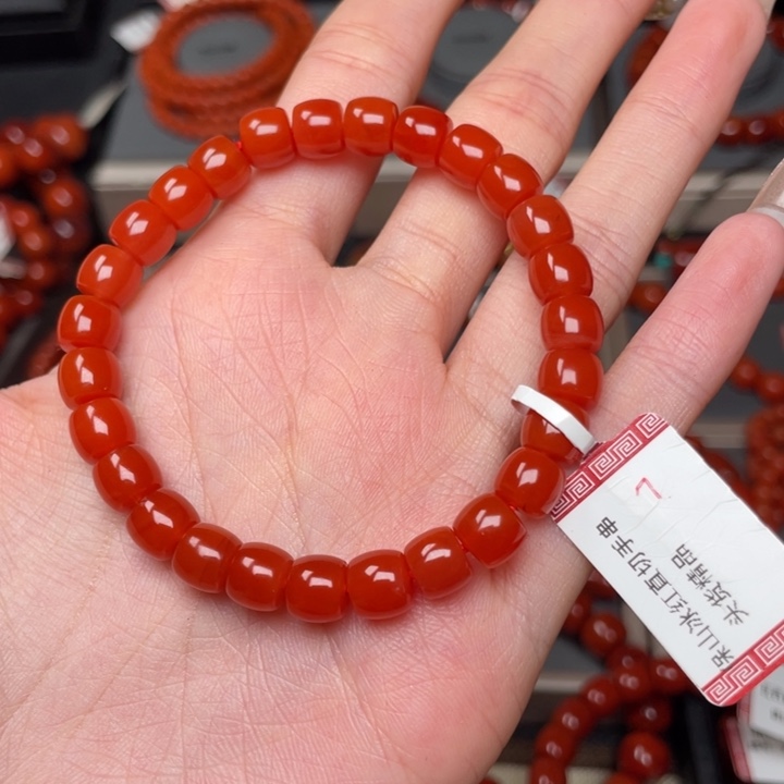 南红玛瑙手链未镶嵌@**理