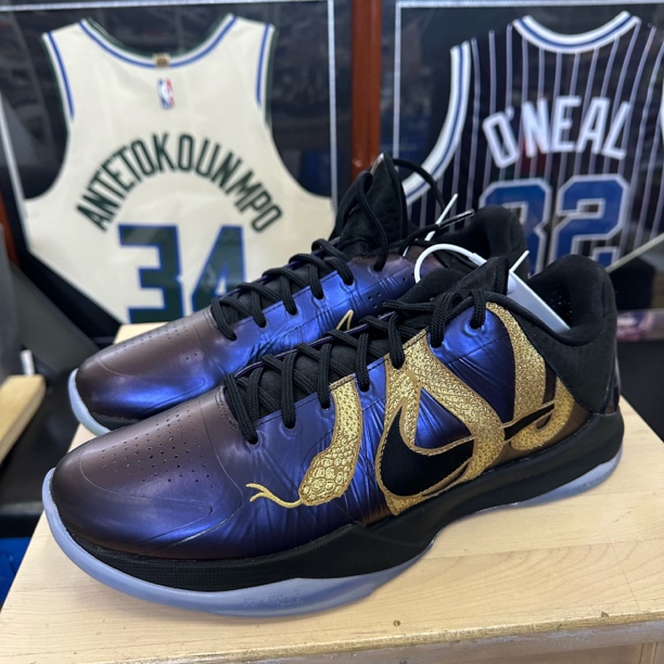 45码/科比5 紫蛇/54529/篮球鞋/原盒/