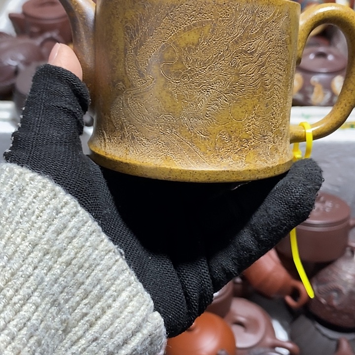 紫砂茶壶晃盖微瑕