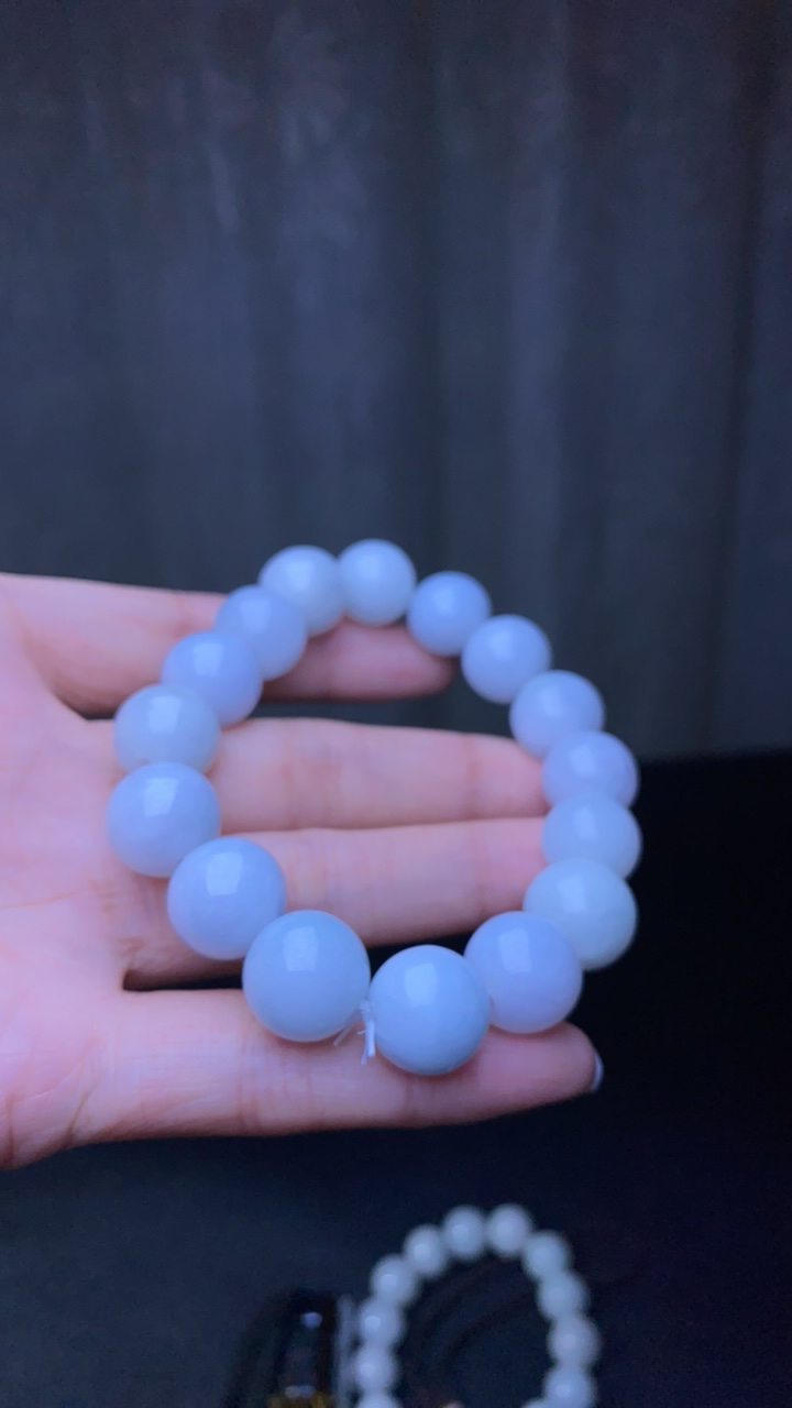 纯天然缅甸A货翡翠手串