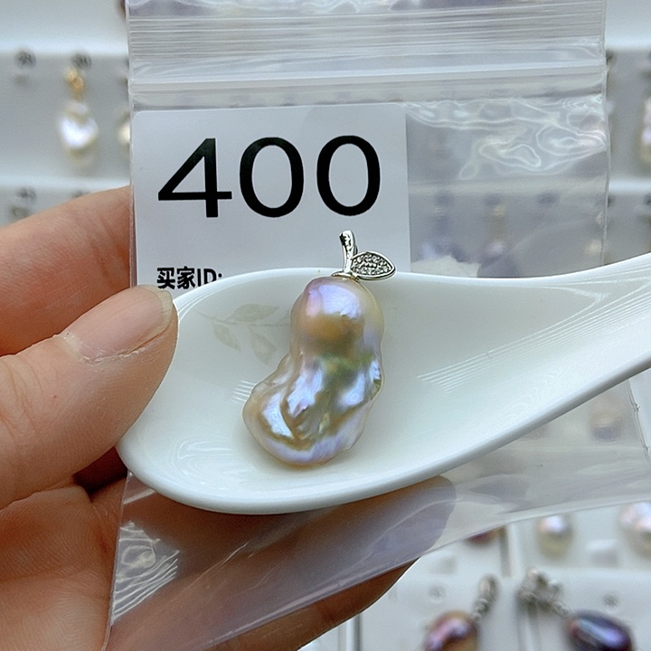 淡水珍珠颈饰银S925镶嵌