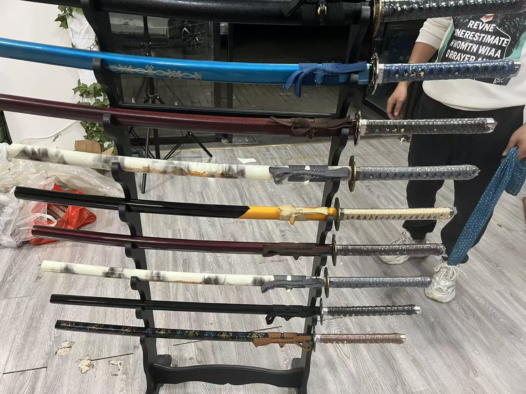 龙泉新款武士清刀长款工艺品未开刃