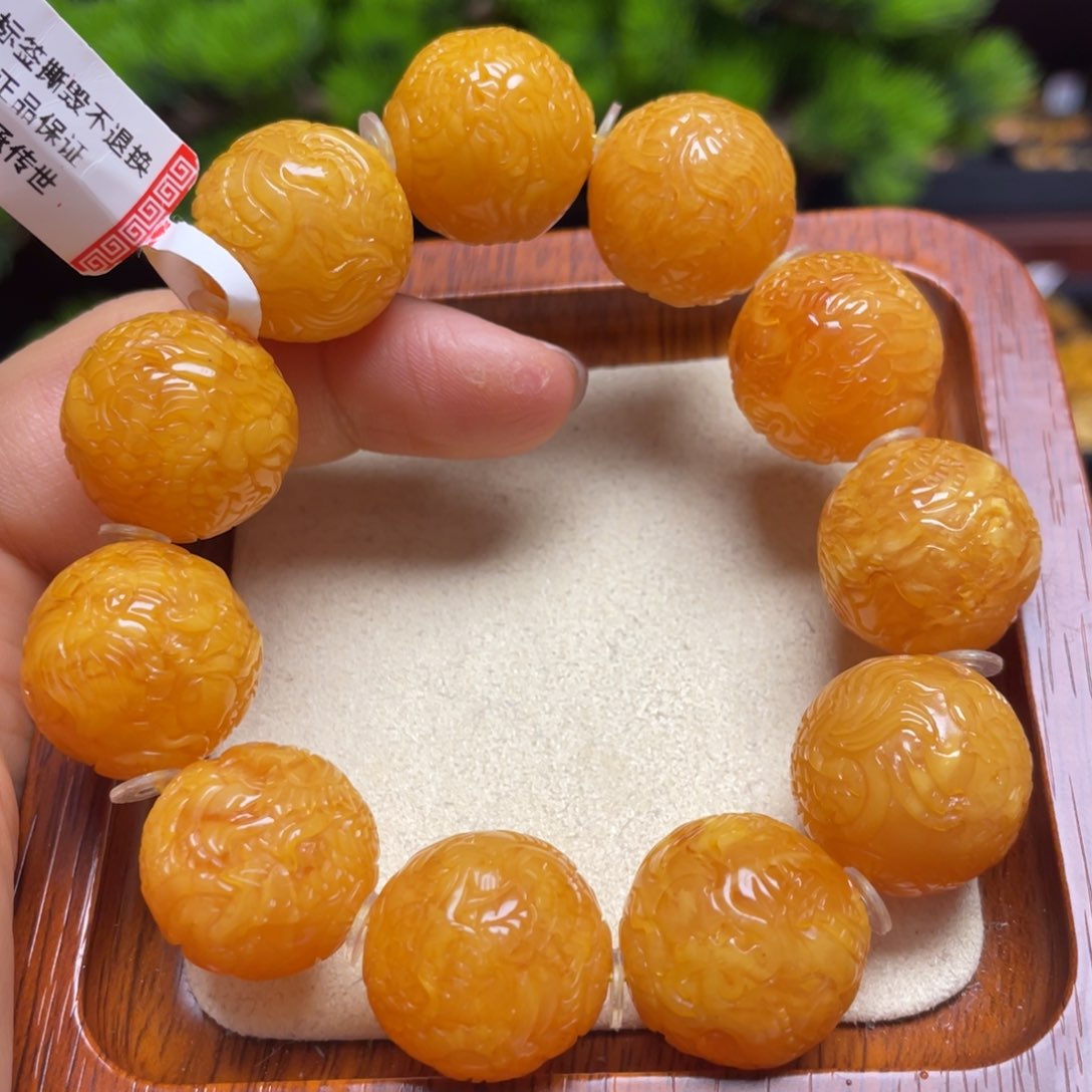 蜜蜡手链未镶嵌手串