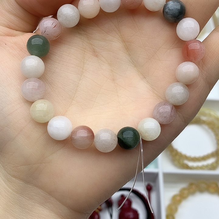 手链水晶未镶嵌彩兔毛