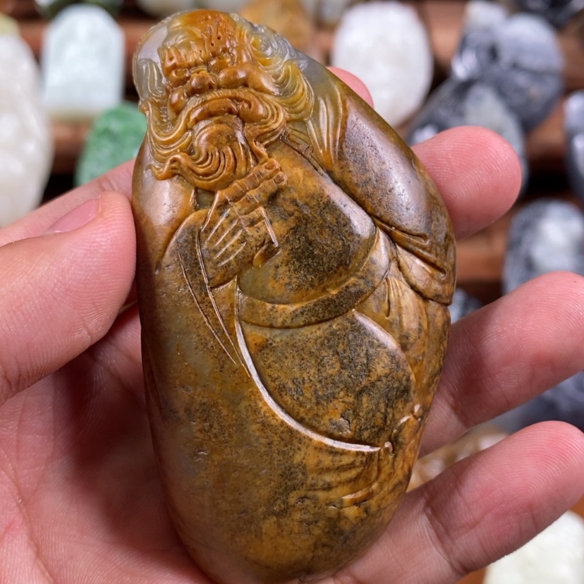 【闪购商品】未镶嵌和田玉把件大**宝