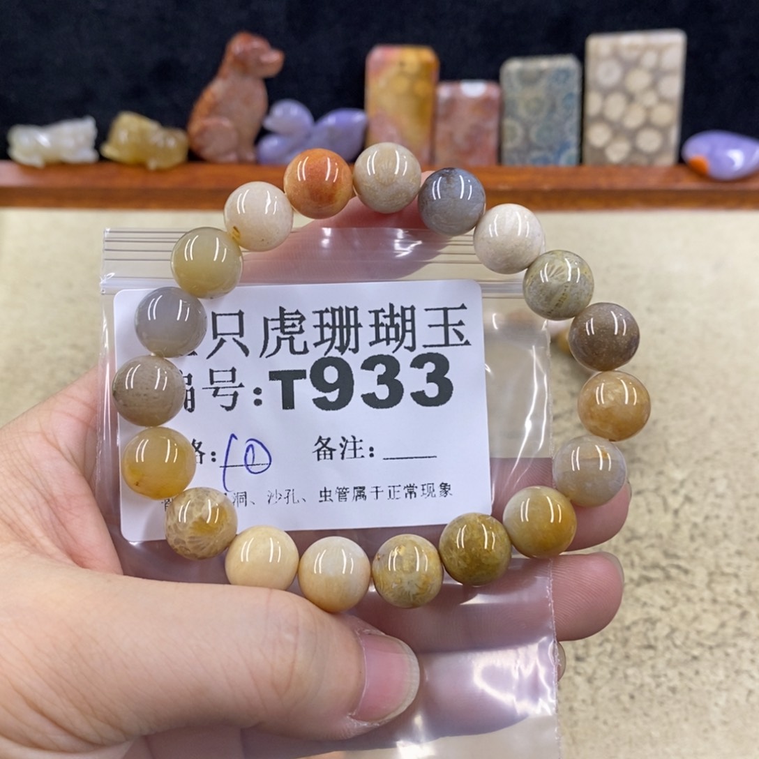 硅化珊瑚（珊瑚玉）1未镶嵌玲*啊