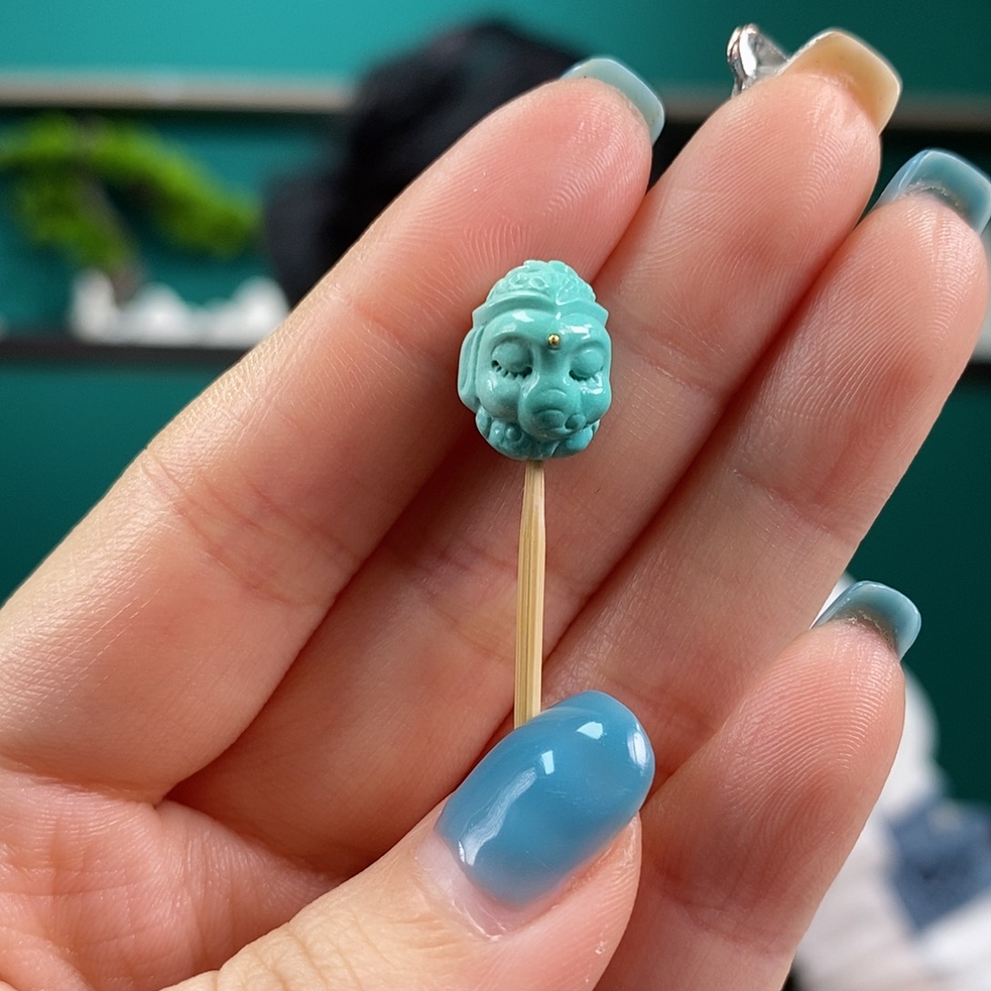 绿松石珠宝奇石未镶嵌