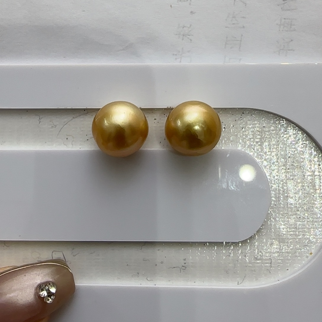 海水珍珠耳钉未镶嵌