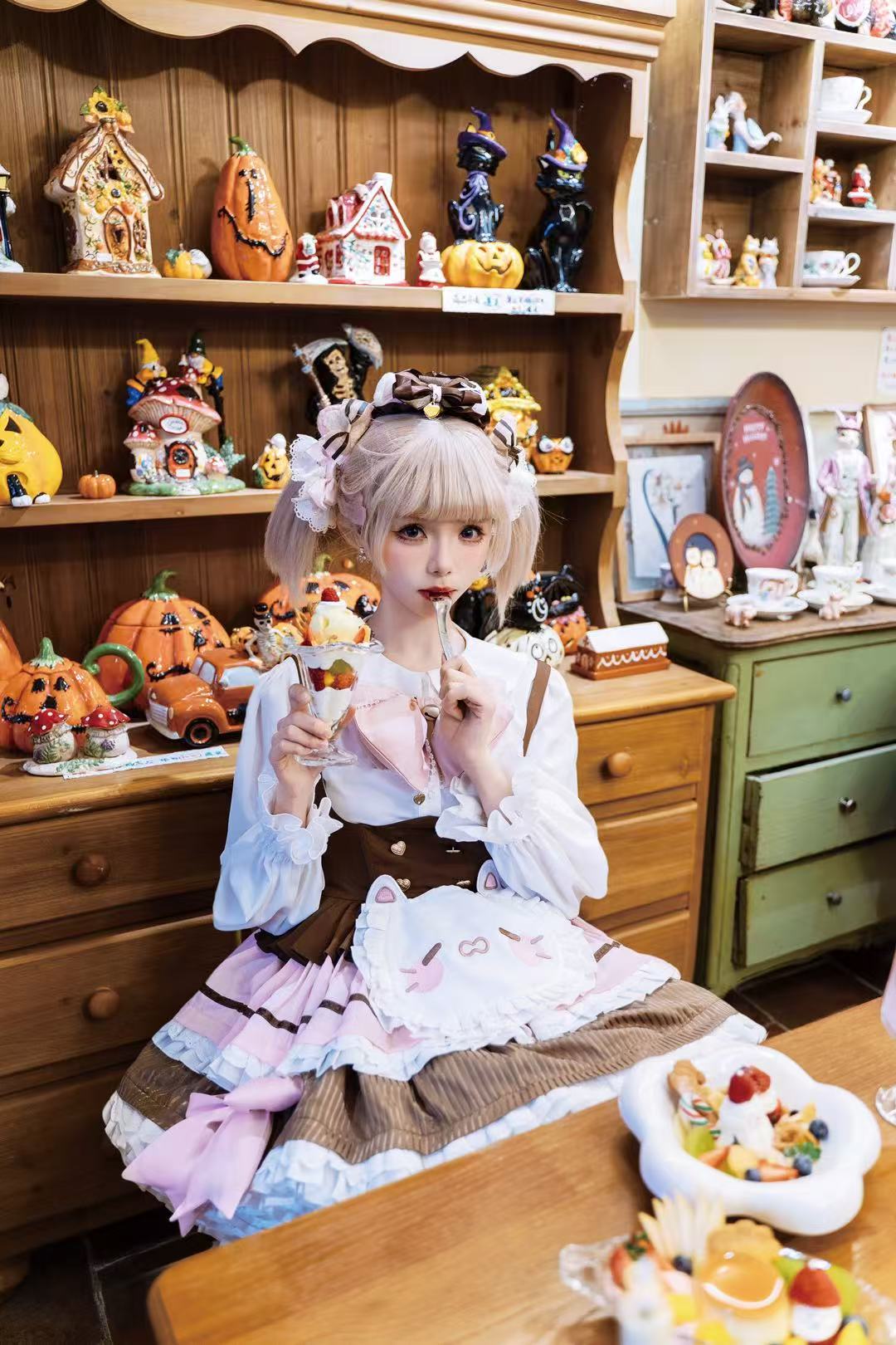 【1.23新款现货】喵巧可可 Lolita原创设计少女洛丽塔连衣裙