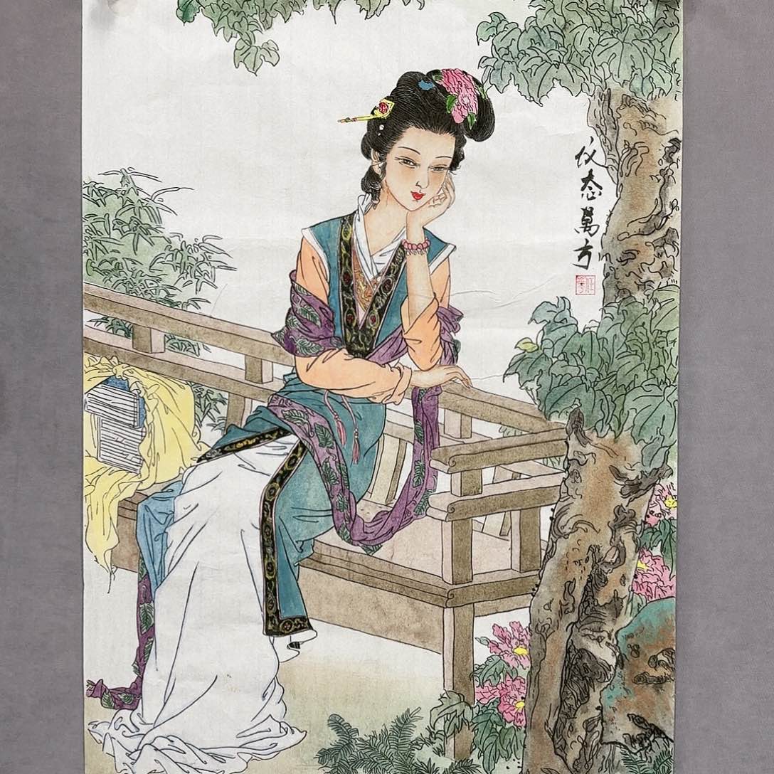 国画国画纯手绘作品请放心去藏