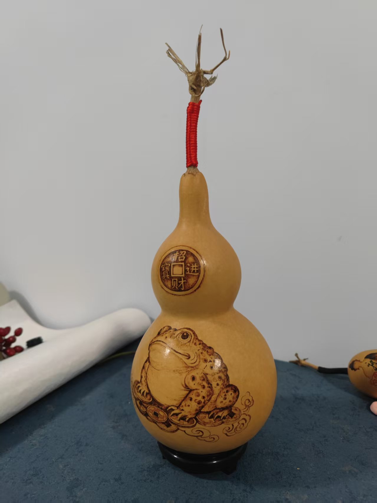金蝉招财 大葫芦摆件