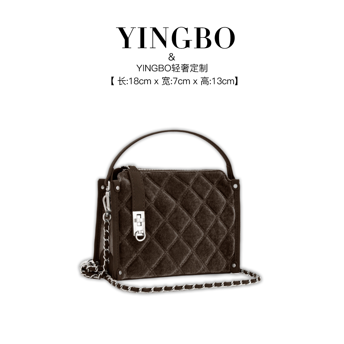 【英柏甄选】ZT-D8099-金咖 小众设计感时尚单肩百搭女包