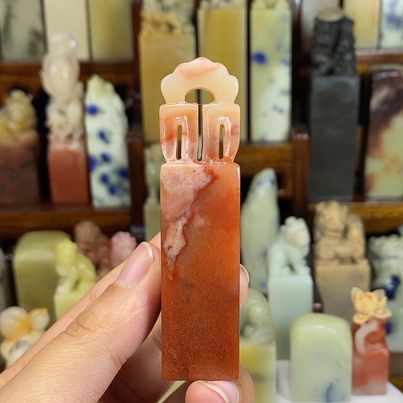 【闪购商品】青田石印石老挝。       