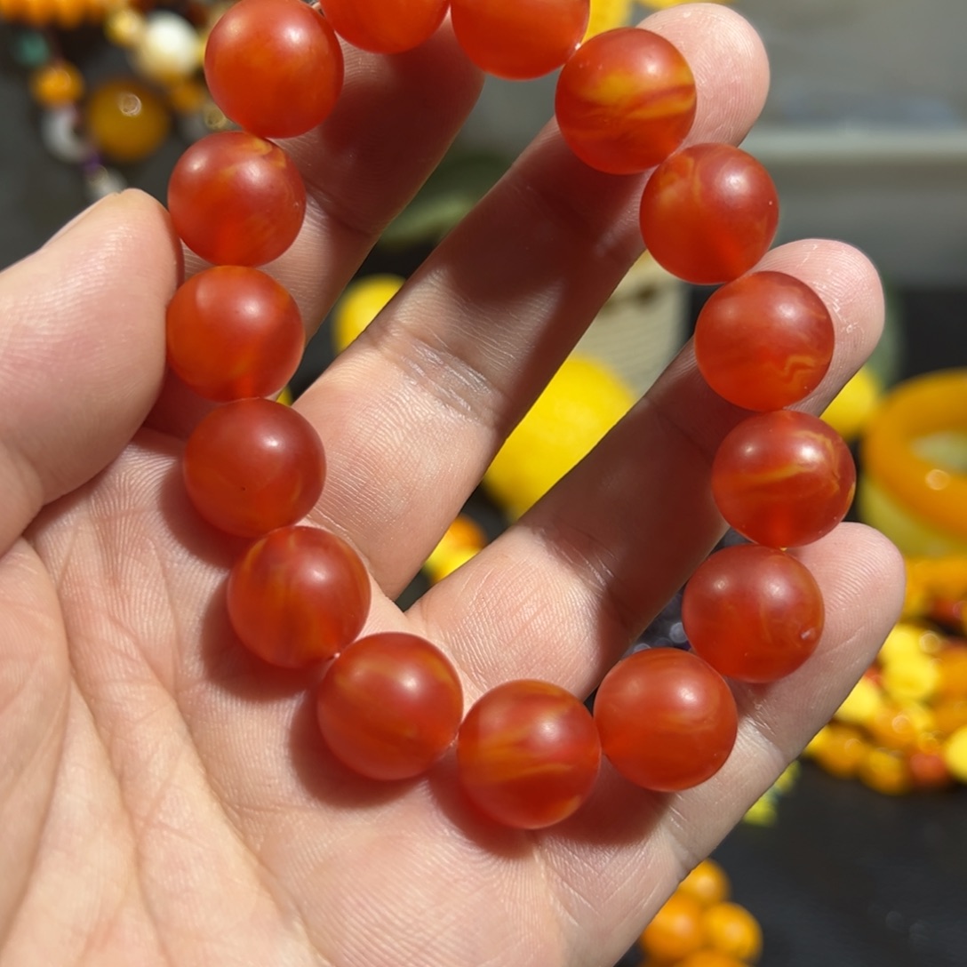 未镶嵌琥珀手链卡1.4➕