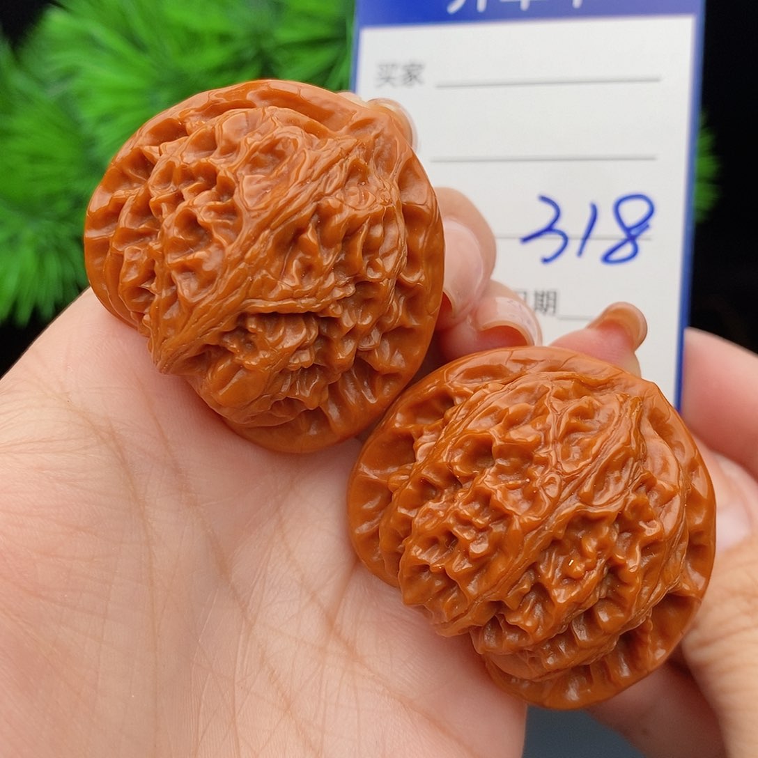 文玩核桃把件42宫灯318