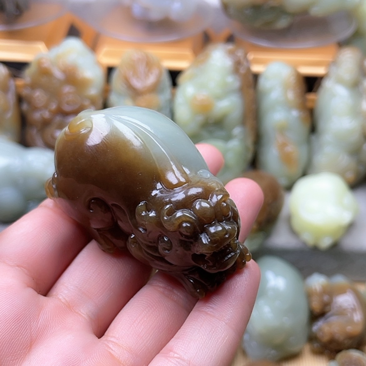 【闪购商品】和田玉未镶嵌挂件大****a