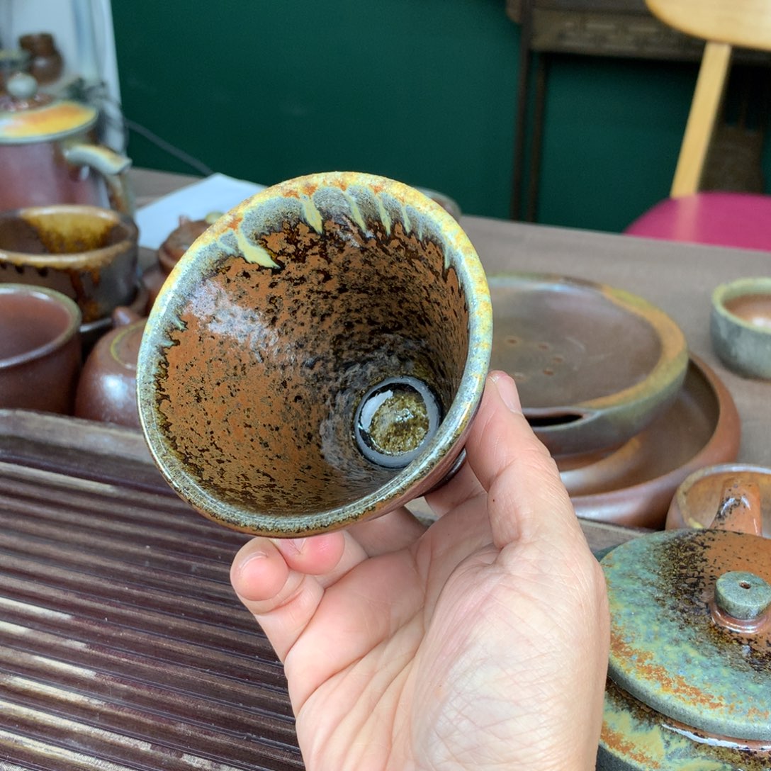 紫砂柴烧纯自然柴烧