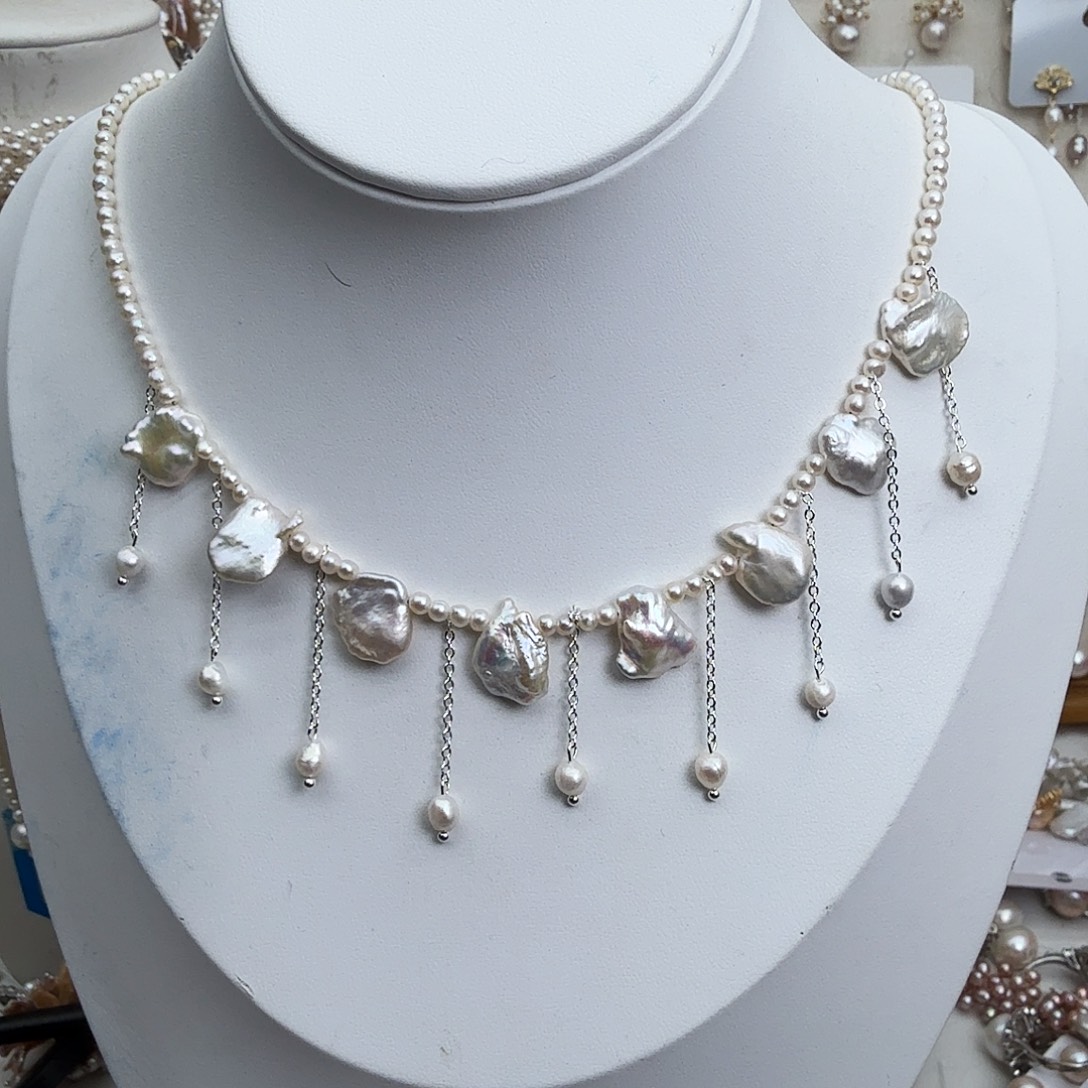 淡水珍珠未镶嵌颈饰