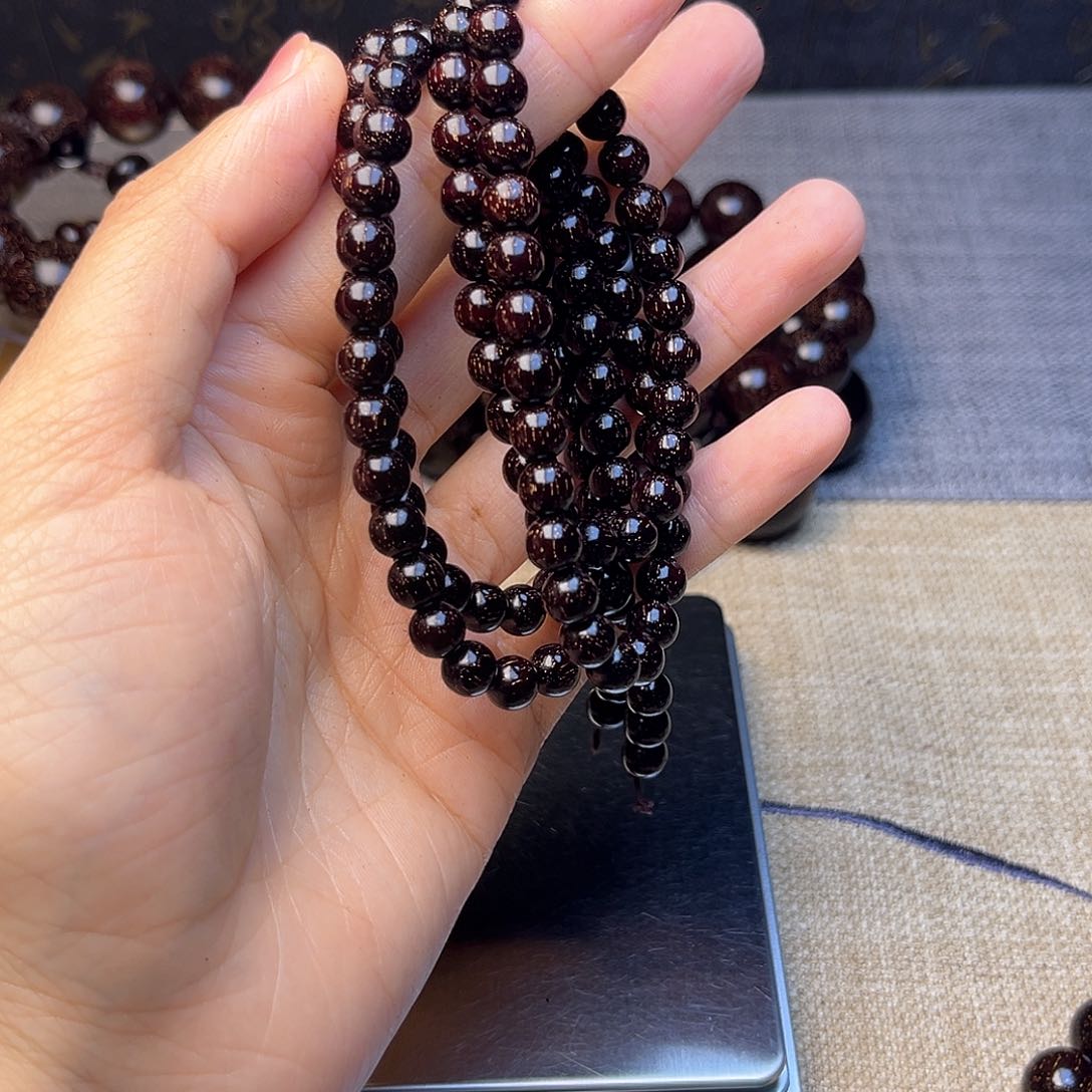 檀香紫檀（小叶紫檀）烽***侯0.6 108满星