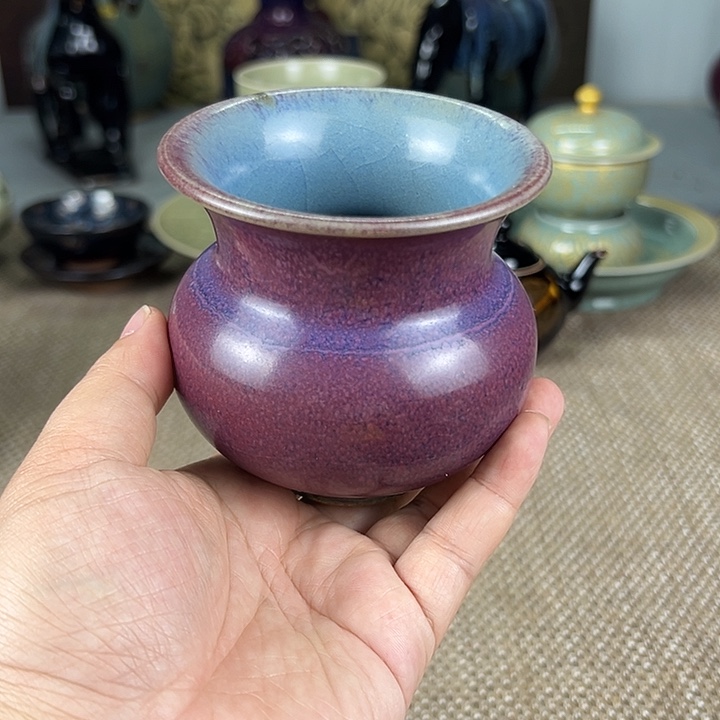 瓷片瓷器摆件正能量摆件