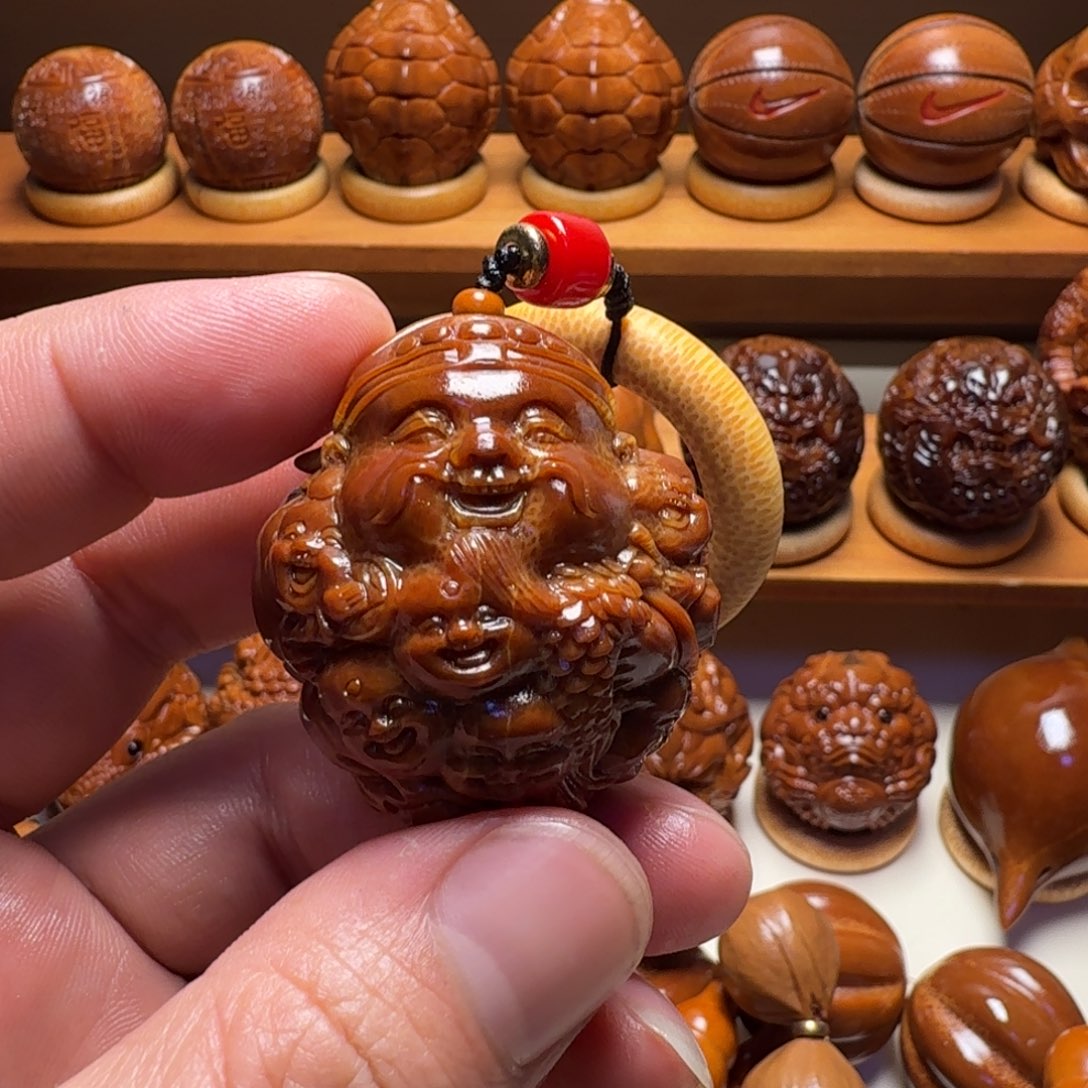 橄榄核手串/手链39九子龙财