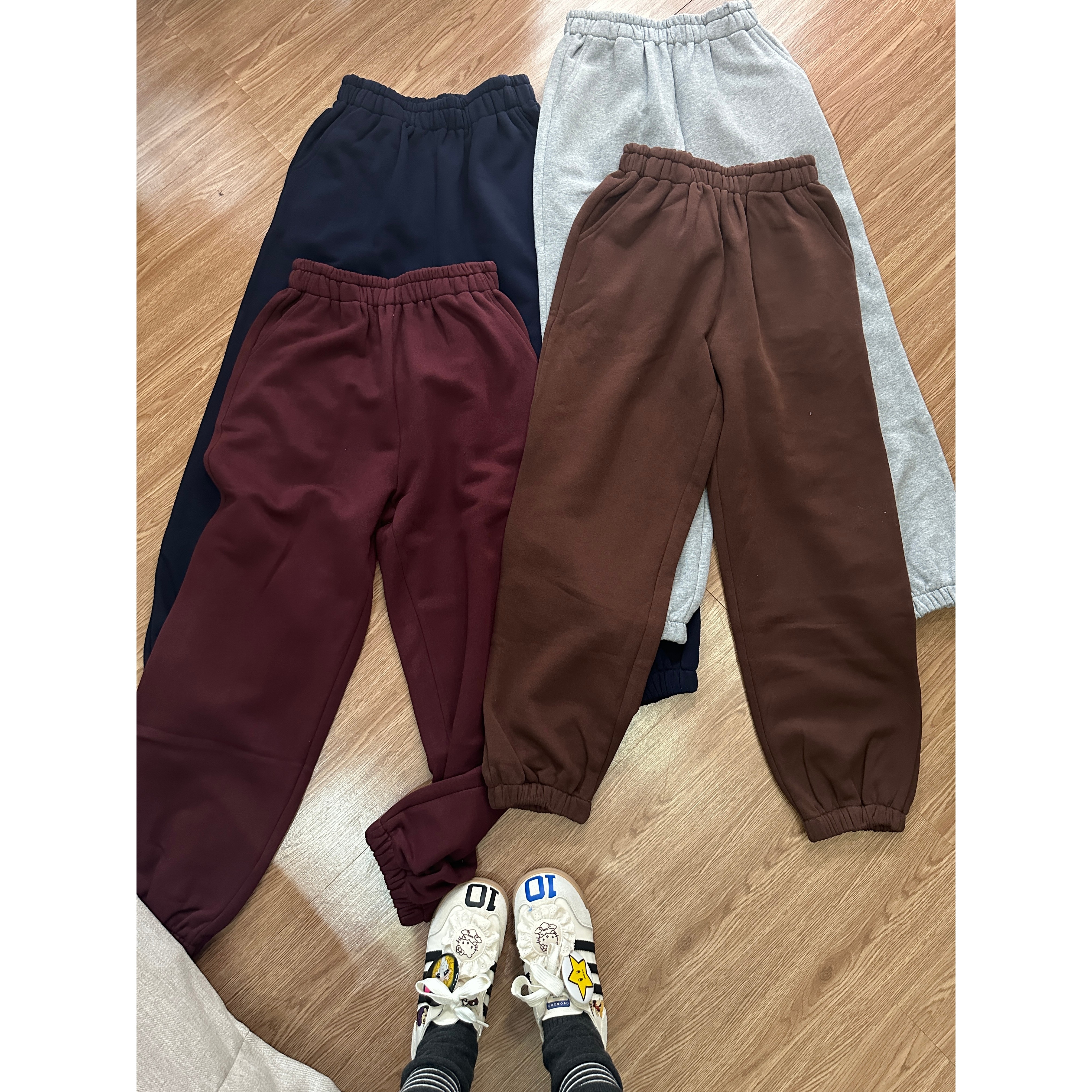 韩国INS时尚净版休闲卫裤